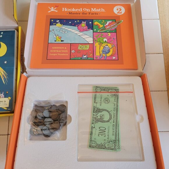 Hooked on Math Kits Cassette Tapes 1 2 4 Addition Subtraction Division Home Scho - Picture 4 of 12